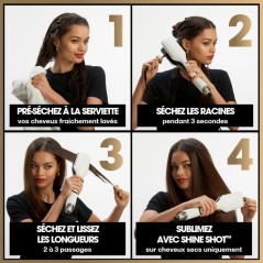 Lisseur séchant - GHD - Duet Style - Blanc - 2-en-1 - Air-Fusion - Mo