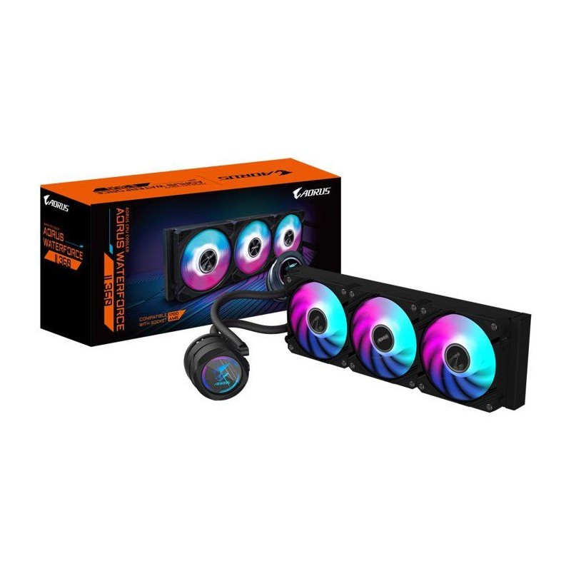 GIGABYTE - AORUS WATERFORCE II 360 - Refroidisseur liquide - 3 ventila