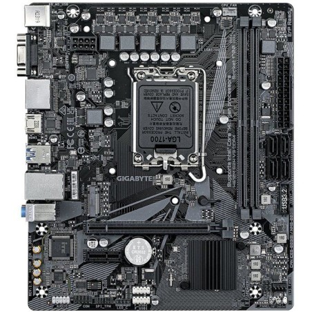 Carte mere - GIGABYTE - H610M S2H V3 DDR4 - Format Micro-ATX - Chipset Intel H610 - DDR4