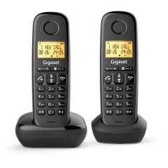 Téléphone fixe - GIGASET - Basic 100 Duo - Mode mains libres - Ecran