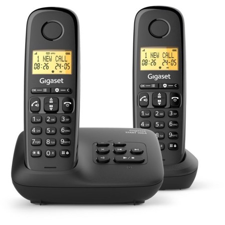 Téléphone fixe - GIGASET - Basic 100A DUO - Répondeur - Mains libre
