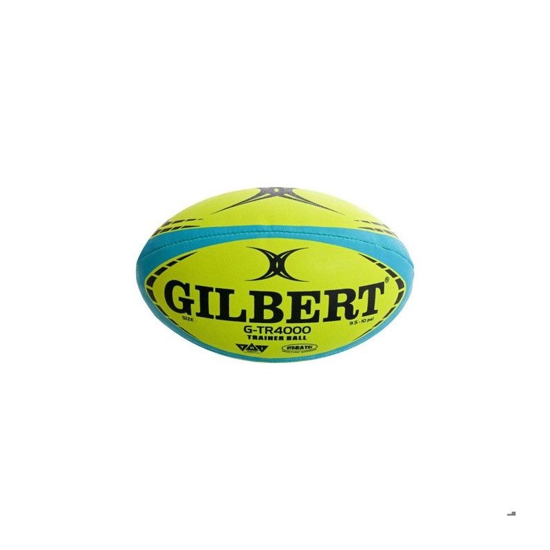 Ballon de rugby d'entrainement - GTR4000 - Fluo - GILBERT - Taille 4