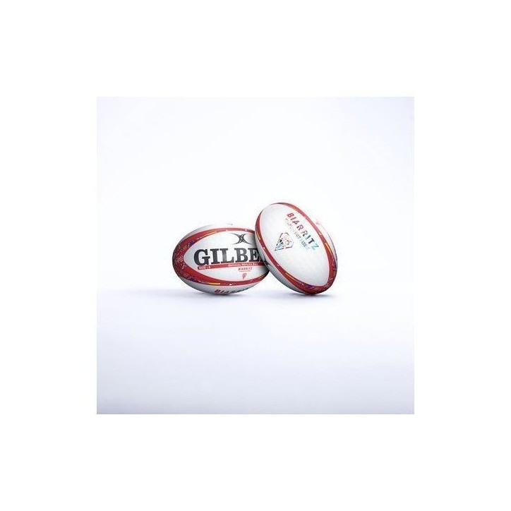 Ballon de rugby - Biarritz - Replica - GILBERT - Taille 5 Ballon de rugby - Biarritz - Replica - GILBERT - Taille 5