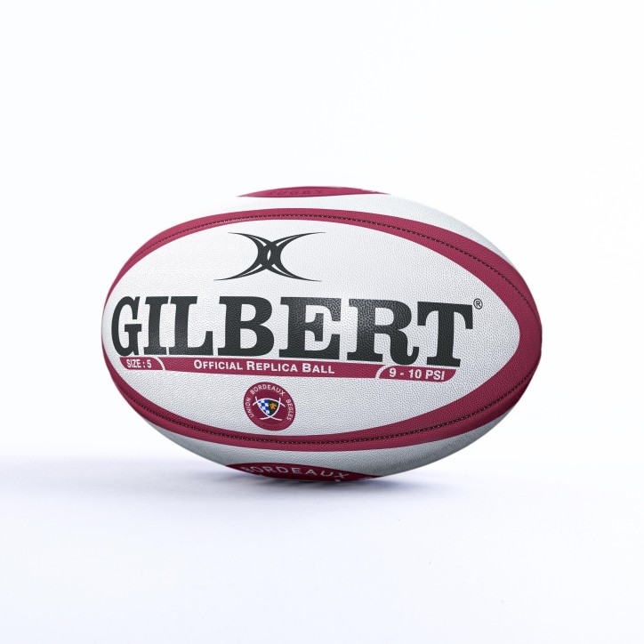 Ballon de rugby - Bordeaux UBB - Replica - GILBERT - Taille 5 Ballon de rugby - Bordeaux UBB - Replica - GILBERT - Taille 5
