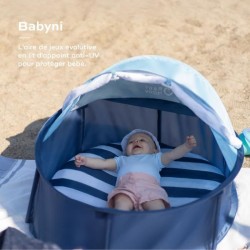 BABYMOOV Babyni mariniere 2 en 1, aire de jeux et lit d'appoint , anti