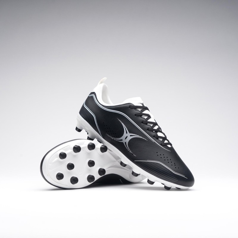 Chaussure de rugby - Homme - GILBERT - BOOT CAGE TORQ MSX - Noir/Blanc