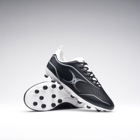 Chaussure de rugby - Homme - GILBERT - BOOT CAGE TORQ MSX - Noir/Blanc