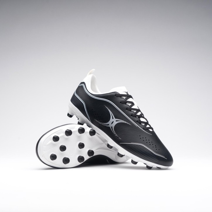 Chaussure de rugby - Homme - GILBERT - BOOT CAGE TORQ MSX - Noir/Blanc - Taille 40 - Crampons moulés Chaussure de rugby - Homme - GILBERT - BOOT CAGE TORQ MSX - Noir/Blanc - Taille 40 - Crampons moulés