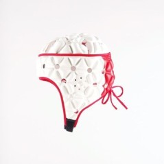 Casque de rugby - GILBERT - AIR - Blanc/Rouge - Taille XL