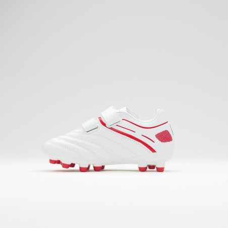 Chaussure de rugby - Garçon - GILBERT - SIDESTEP X20 - Blanc/Rouge - Taille 31 - Crampons moulés
