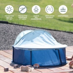 BABYMOOV Babyni mariniere 2 en 1, aire de jeux et lit d'appoint , anti