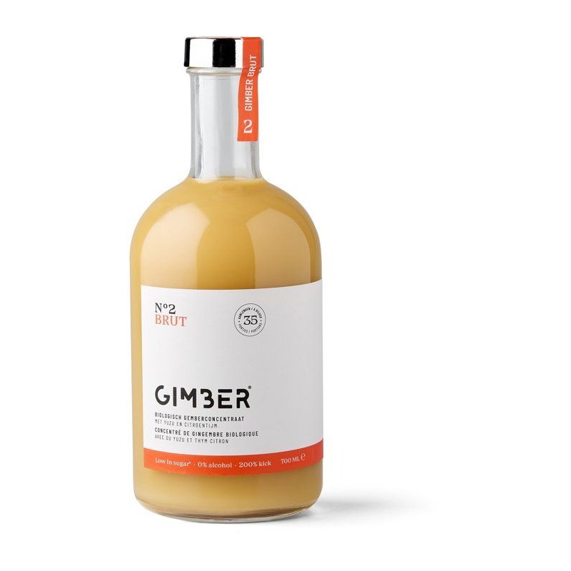 Gimber - N°2 - Brut - Concentré de gingembre biologique avec yuzu et