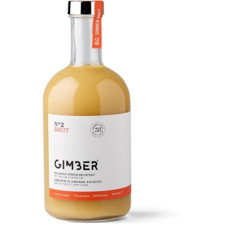Gimber - N°2 - Brut - Concentré de gingembre biologique avec yuzu et