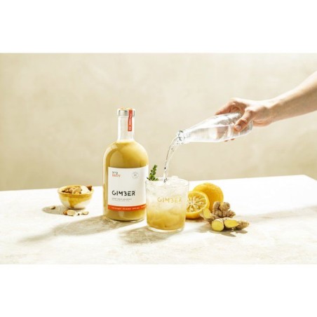 Gimber - N°2 - Brut - Concentré de gingembre biologique avec yuzu et thym citron - 700 ml - Bio