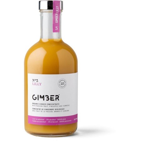 Gimber - N°3 - Lilly - Concentré de gingembre biologique avec fruit