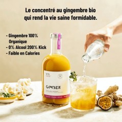Gimber - N°3 - Lilly - Concentré de gingembre biologique avec fruit