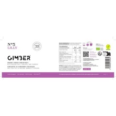 Gimber - N°3 - Lilly - Concentré de gingembre biologique avec fruit