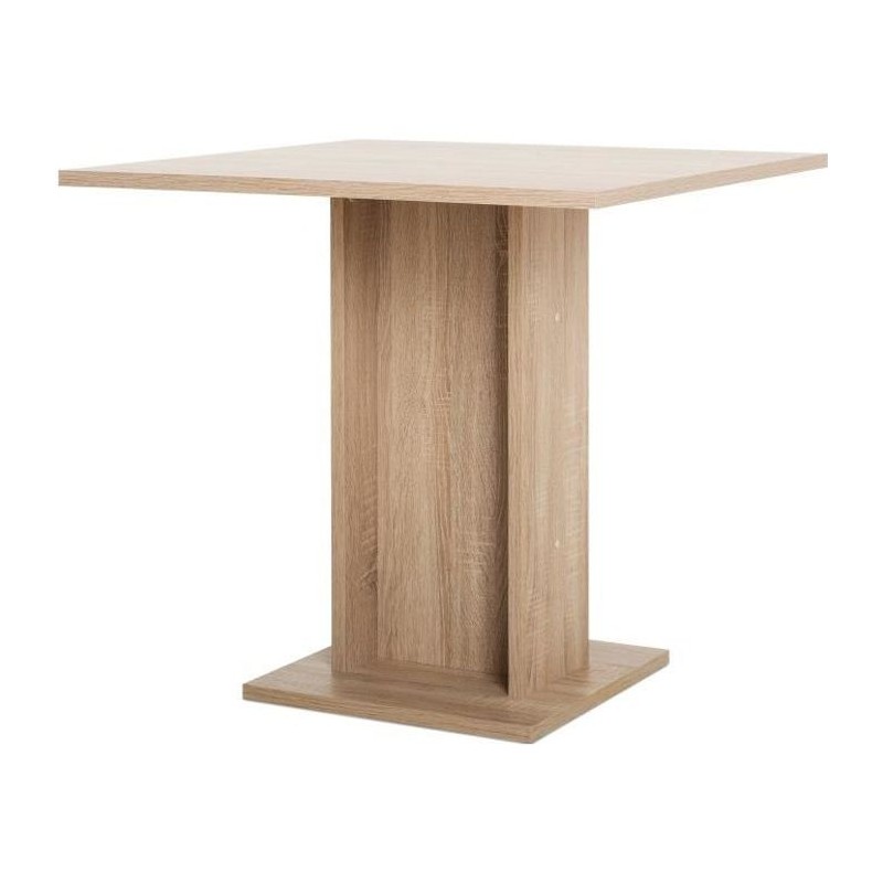 Table a manger de 2 a 4 personnes - Carrée - Classique - Décor chene Table a manger de 2 a 4 personnes - Carrée - Classique - Décor chene