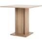 Table a manger de 2 a 4 personnes - Carrée - Classique - Décor chene - GUSTAVE - L 80 x l 80 cm Table a manger de 2 a 4 personnes - Carrée - Classique - Décor chene - GUSTAVE - L 80 x l 80 cm