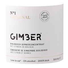 Gimber - N°1 - Original - Concentré de gingembre biologique avec cit