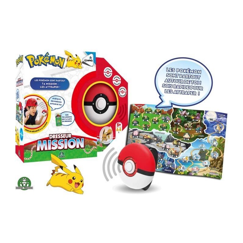 Pokémon Dresseur Mission - Jeu de société - GIOCHI PREZIOSI - Captu
