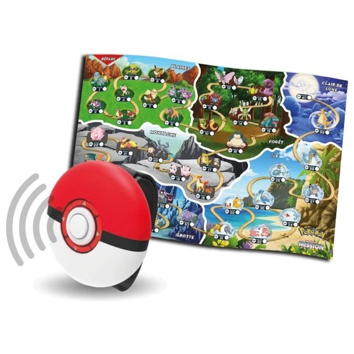 Pokémon Dresseur Mission - Jeu de société - GIOCHI PREZIOSI - Capture tous les Pokémon - Jusqu'a 4 joueurs - Des 5 ans Pokémon Dresseur Mission - Jeu de société - GIOCHI PREZIOSI - Capture tous les Pokémon - Jusqu'a 4 joueurs - Des 5 ans