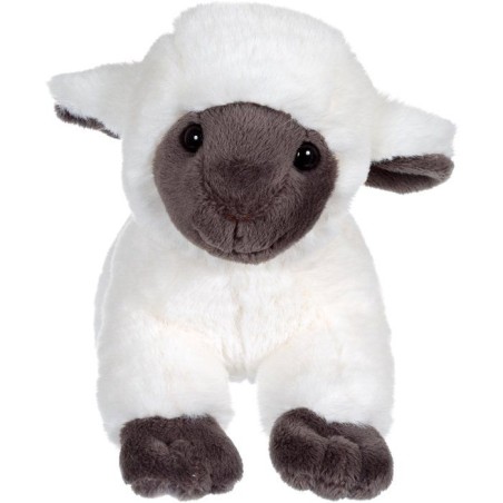 Peluche Agneau Douceur - GIPSY TOYS - 20 cm - Beige / Gris