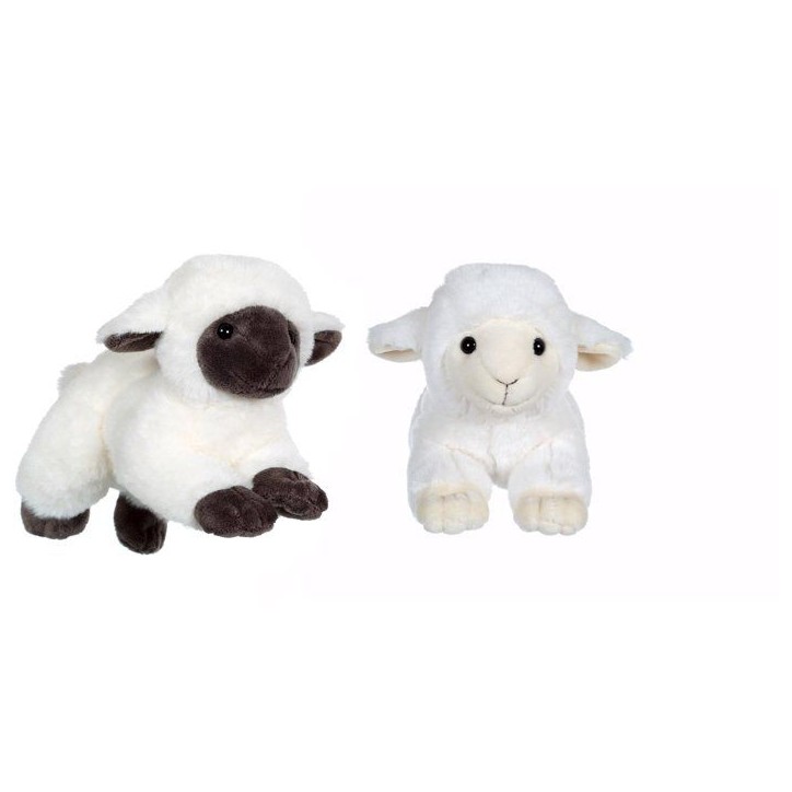 Peluche Agneau Douceur - GIPSY TOYS - 20 cm - Beige / Gris Peluche Agneau Douceur - GIPSY TOYS - 20 cm - Beige / Gris
