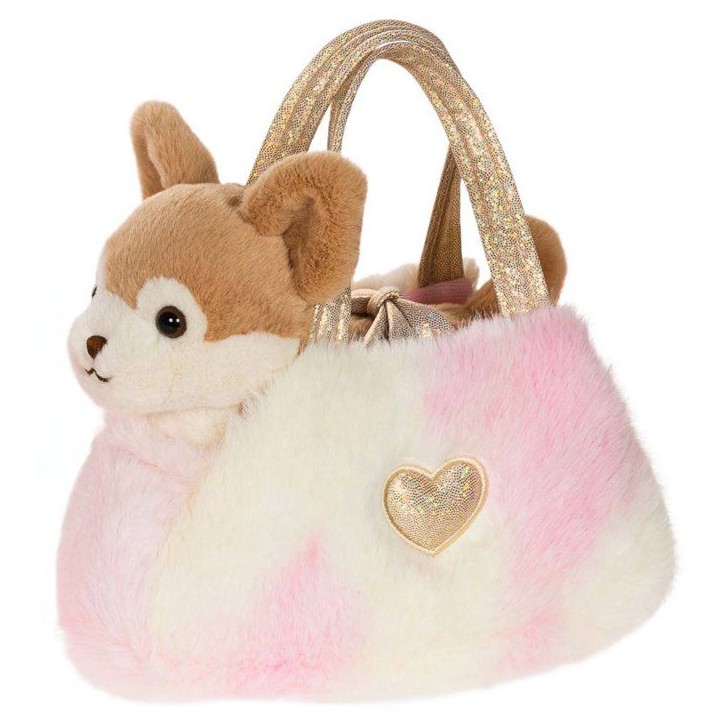 Peluche Chihuahua girly bag fashionista - GIPSY TOYS - 18 cm Peluche Chihuahua girly bag fashionista - GIPSY TOYS - 18 cm
