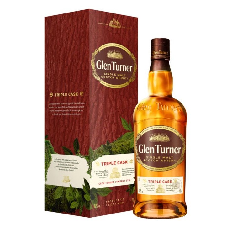 Whisky Glen Turner Heritage - Single malt Scotch whisky - Ecosse - 40%vol - 70cl sous étui Whisky Glen Turner Heritage - Single malt Scotch whisky - Ecosse - 40%vol - 70cl sous étui