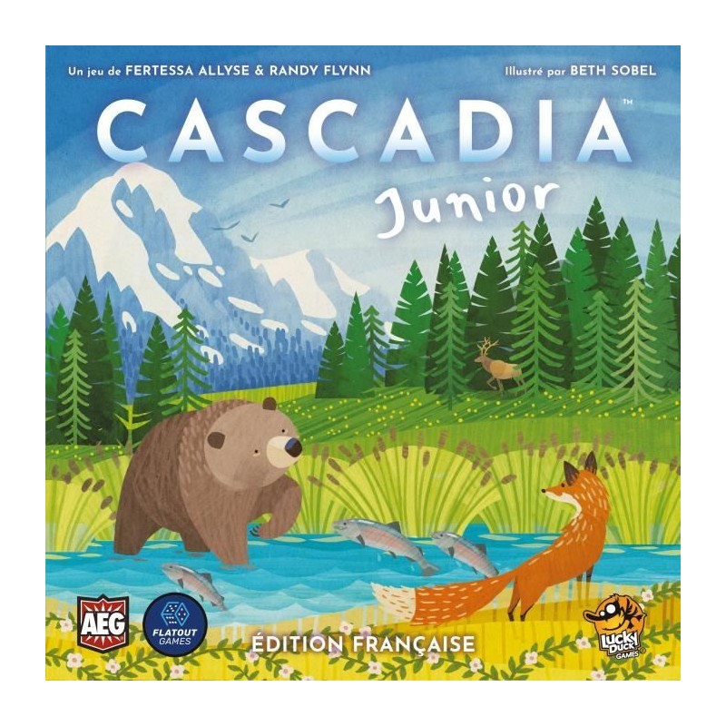Cascadia Junior - Jeu de stratégie - LUCKY DUCK GAMES - Des 6 ans