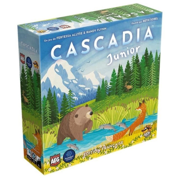 Cascadia Junior - Jeu de stratégie - LUCKY DUCK GAMES - Des 6 ans Cascadia Junior - Jeu de stratégie - LUCKY DUCK GAMES - Des 6 ans