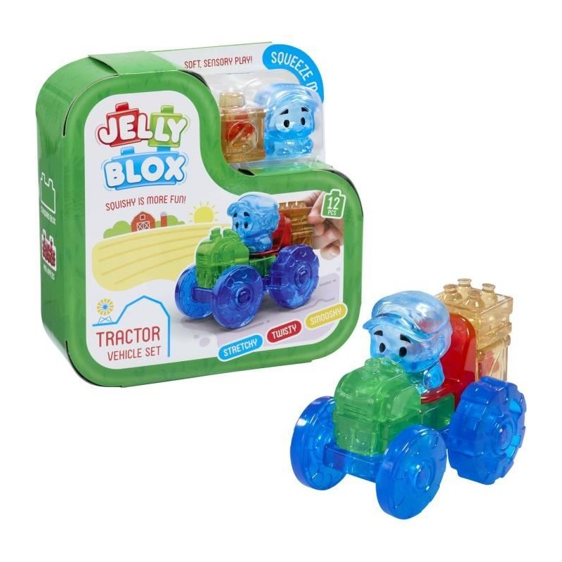 Coffret tracteur - Jeu de construction - JELLY BLOX - GOLIATH - Brique