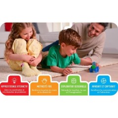Coffret tracteur - Jeu de construction - JELLY BLOX - GOLIATH - Brique