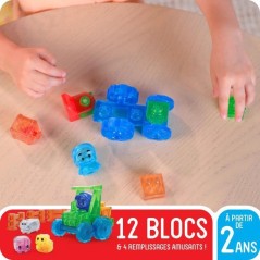 Coffret tracteur - Jeu de construction - JELLY BLOX - GOLIATH - Brique