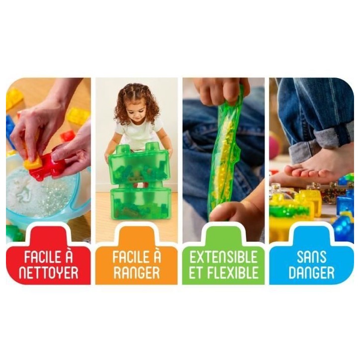 Coffret ferme - Jeu de construction - JELLY BLOX - GOLIATH - Briques souples et flexibles - Des 2 ans Coffret ferme - Jeu de construction - JELLY BLOX - GOLIATH - Briques souples et flexibles - Des 2 ans
