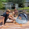 BABYMOOV Aquani mariniere 3 en 1, aire de jeux, piscine & lit d'appoin