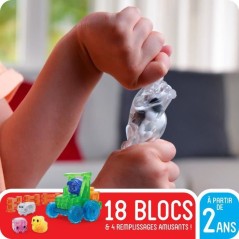 Coffret ferme - Jeu de construction - JELLY BLOX - GOLIATH - Briques s
