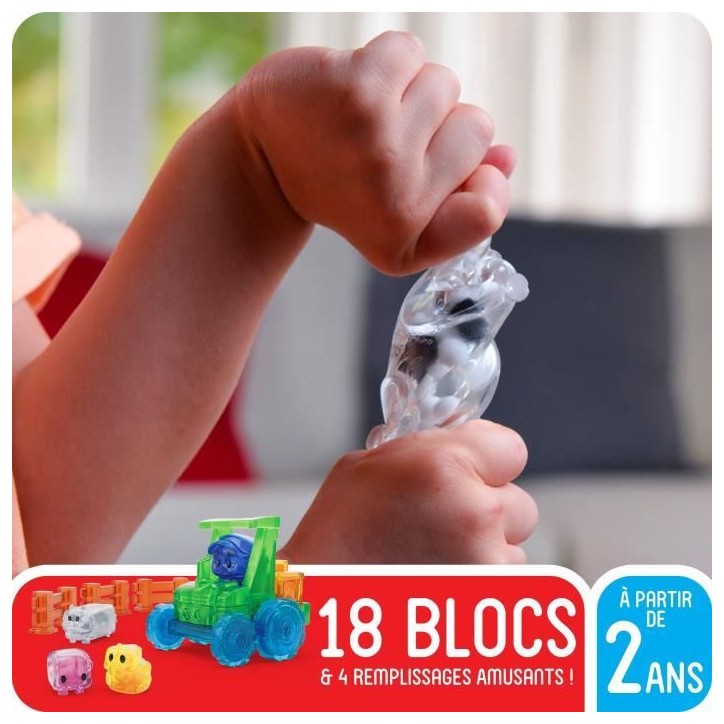 Coffret ferme - Jeu de construction - JELLY BLOX - GOLIATH - Briques souples et flexibles - Des 2 ans Coffret ferme - Jeu de construction - JELLY BLOX - GOLIATH - Briques souples et flexibles - Des 2 ans