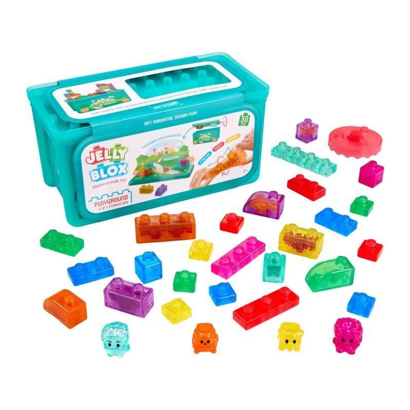 Coffret briques - Jeu de construction - JELLY BLOX - GOLIATH - 24 piec