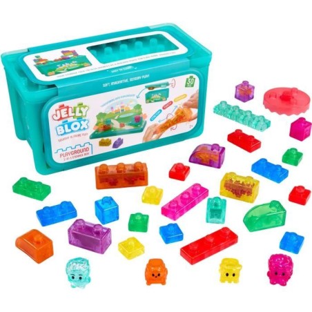 Coffret briques - Jeu de construction - JELLY BLOX - GOLIATH - 24 piec