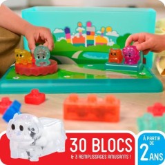 Coffret briques - Jeu de construction - JELLY BLOX - GOLIATH - 24 piec