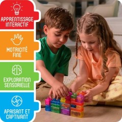 Coffret briques - Jeu de construction - JELLY BLOX - GOLIATH - 24 piec