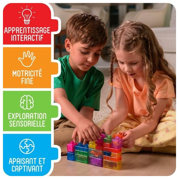 Coffret briques - Jeu de construction - JELLY BLOX - GOLIATH - 24 pieces - Des 2 ans Coffret briques - Jeu de construction - JELLY BLOX - GOLIATH - 24 pieces - Des 2 ans