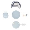 BABYMOOV Aquani mariniere 3 en 1, aire de jeux, piscine & lit d'appoin
