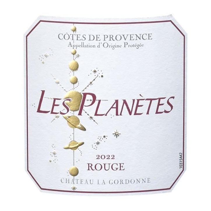 Château La Gordonne Les Planetes 2024 Côtes de Provence - Vin rouge de Provence - Bio
