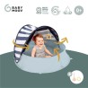 BABYMOOV Aquani mariniere 3 en 1, aire de jeux, piscine & lit d'appoin