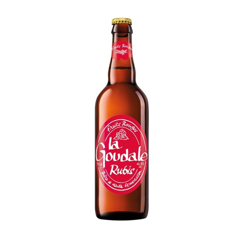 La Goudale Rubis - Biere aux fruits rouges - Bouteille 75cl