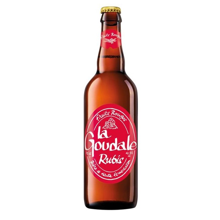 La Goudale Rubis - Biere aux fruits rouges - Bouteille 75cl