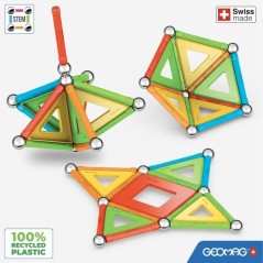 Jeu de construction magnétique - GEOMAG - Supercolor Panels Recycled